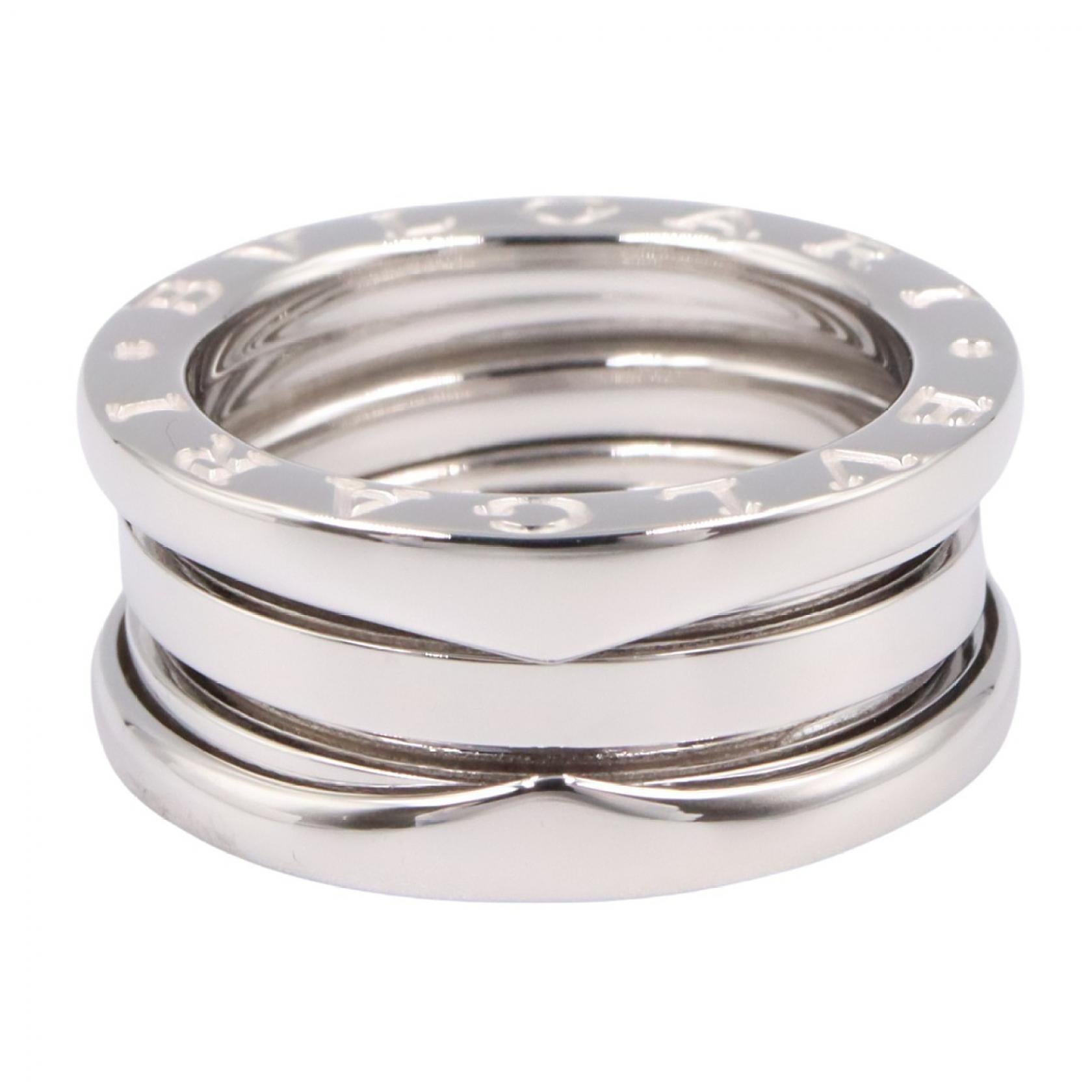 B-zero1 ビーゼロワン リング 3バンド リング 指輪 K18WG ホワイトゴールド ブルガリ アクセサリー BVLGARI