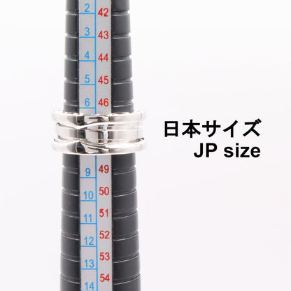 B-zero1 ビーゼロワン リング 3バンド リング 指輪 K18WG ホワイトゴールド ブルガリ アクセサリー BVLGARI