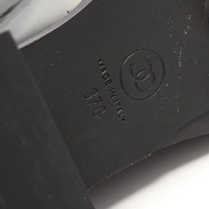 ココマーク ローファー エナメルレザー ブラック シャネル シューズ CHANEL