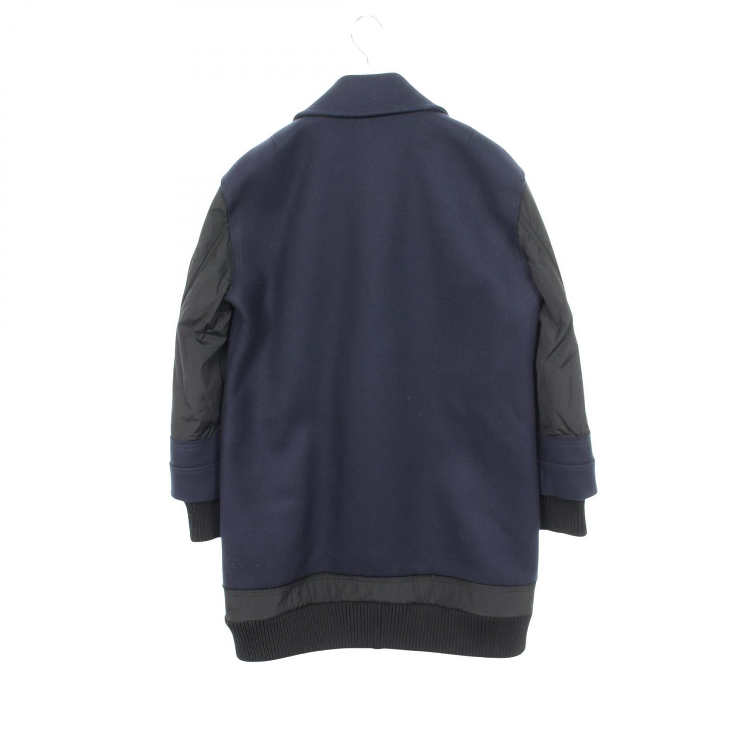 ドッキング 切替 コート コート ウール ネイビー ブラック レッドヴァレンティノ アウター RED VALENTINO