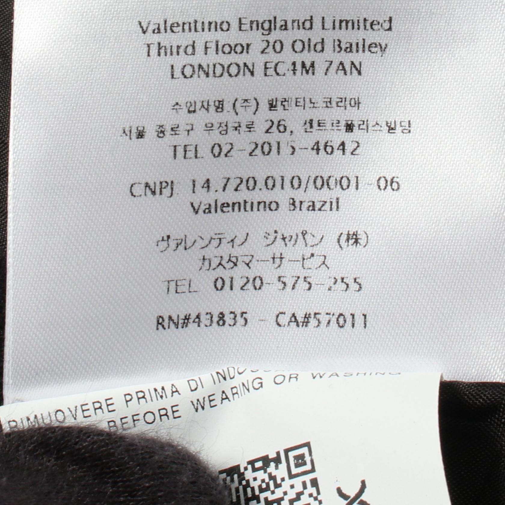 ドッキング 切替 コート コート ウール ネイビー ブラック レッドヴァレンティノ アウター RED VALENTINO