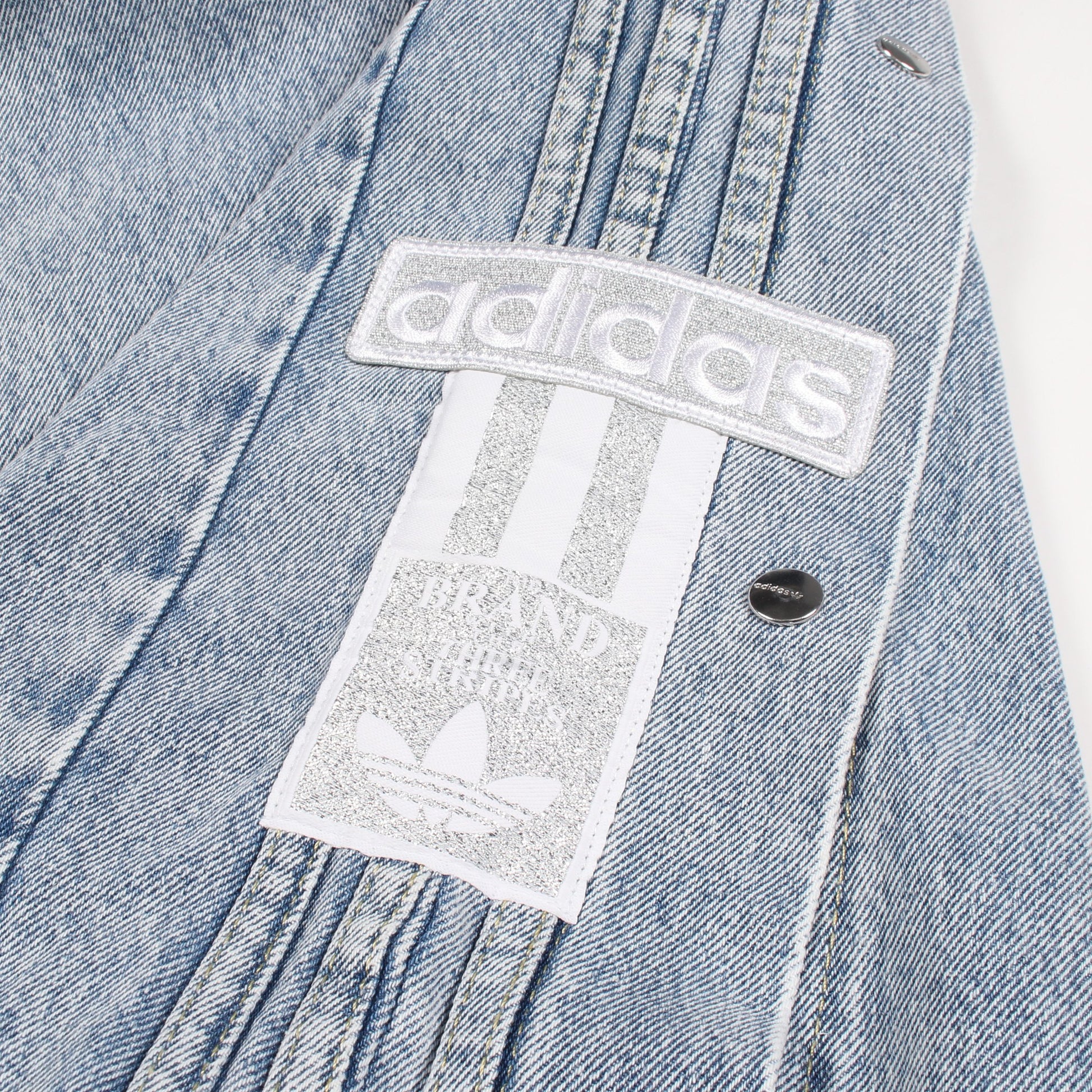 アディブレイク デニムパンツ コットン ブルーグレー アディダス ボトムス adidas