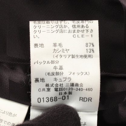 トレンチコート ウール カシミヤ ブラック バーバリーロンドン