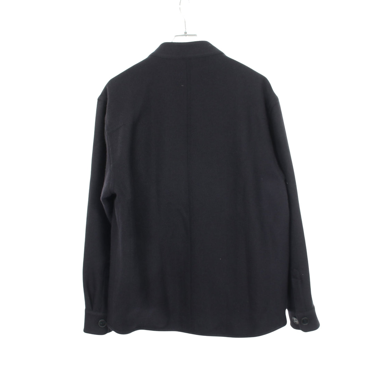 ヘリンボーン アシンメトリー ジャケット ウール ダークネイビー ジョルジオアルマーニ アウター GIORGIO ARMANI