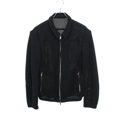 メッシュ ブルゾン コットン ダークネイビー エンポリオアルマーニ アウター EMPORIO ARMANI