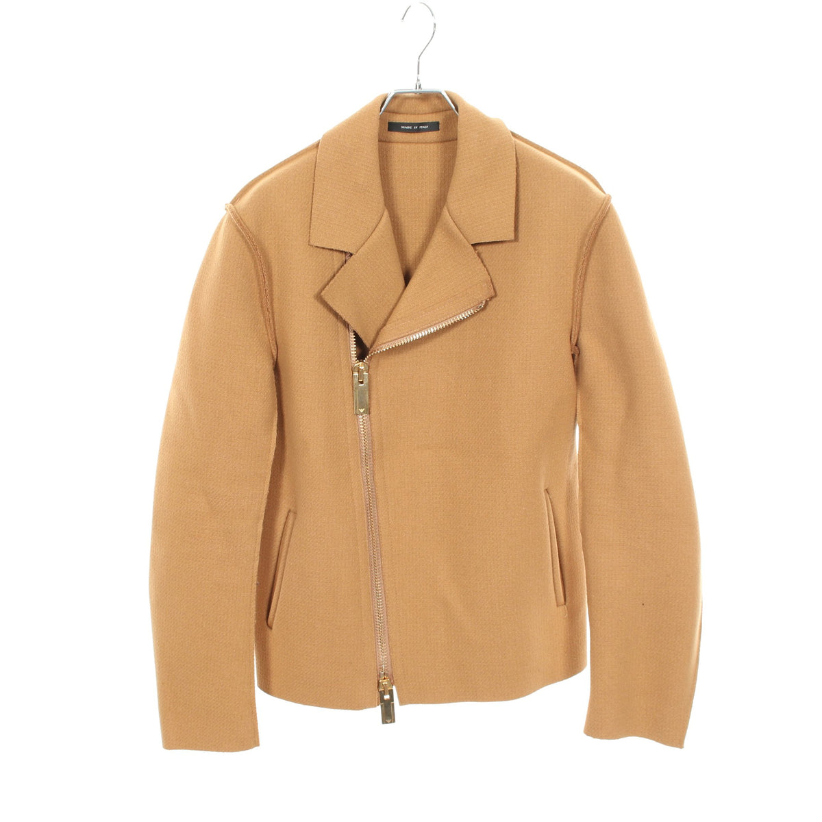 カットオフ ジャケット ウール ポリアミド ライトブラウン エンポリオアルマーニ アウター EMPORIO ARMANI