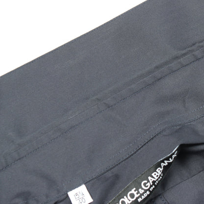 シチリアフィット レース 長袖 シャツ コットン ネイビー ドルチェアンドガッバーナ トップス DOLCE&GABBANA