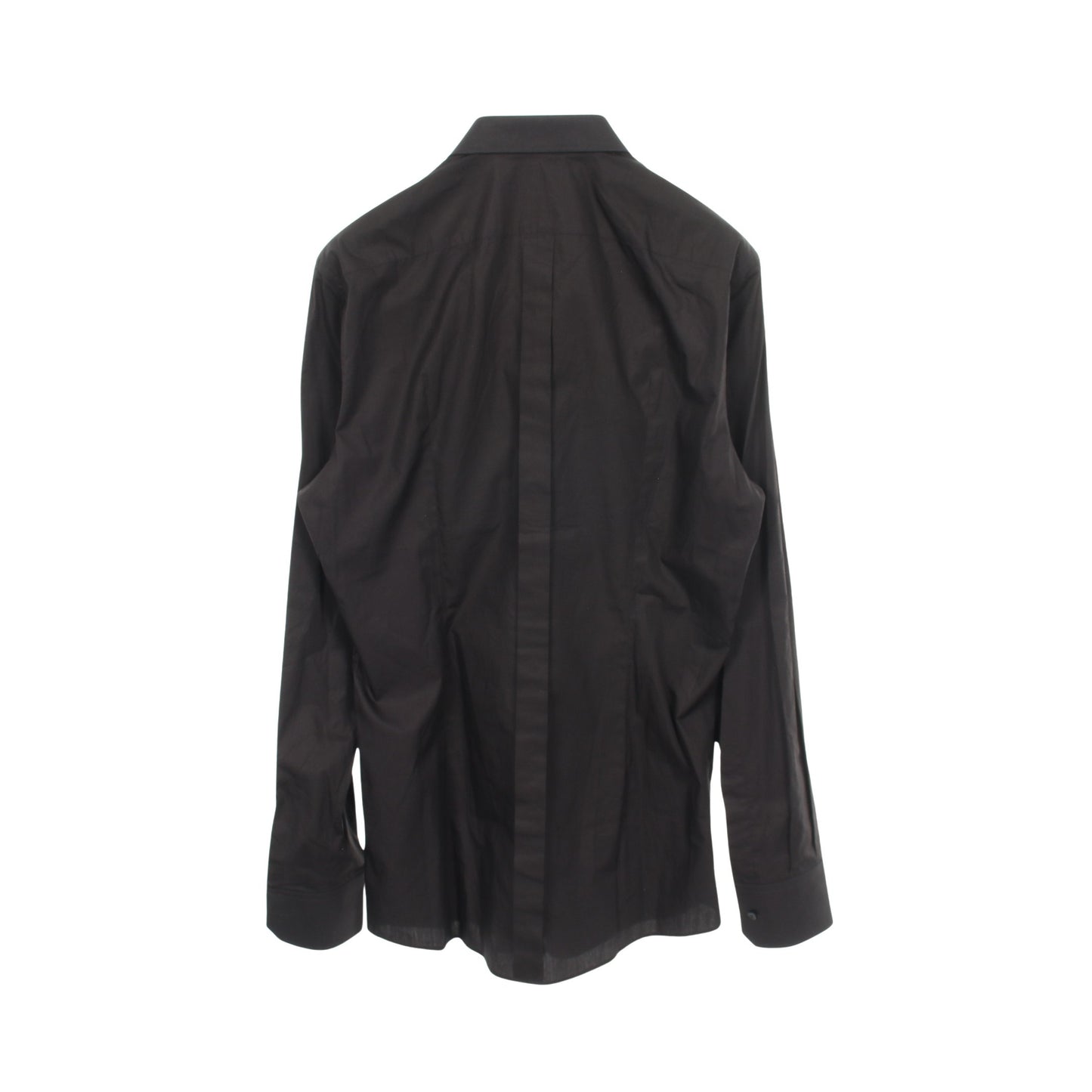 ゴールドフィット 長袖 シャツ コットン ブラック ドルチェアンドガッバーナ トップス DOLCE&GABBANA