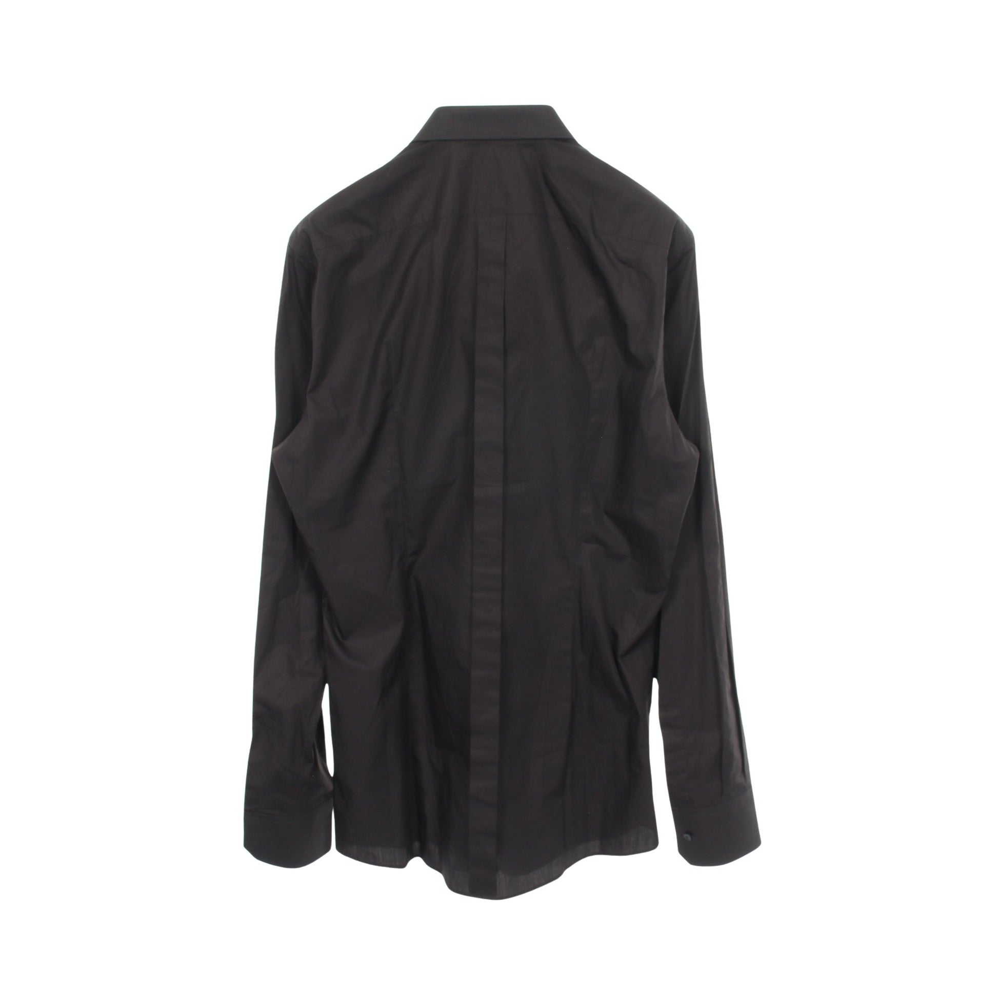 ゴールドフィット 長袖 シャツ コットン ブラック ドルチェアンドガッバーナ トップス DOLCE&GABBANA