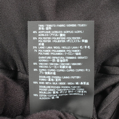 スパンコール テーラードジャケット ブラック ダークグレー サンローランパリ