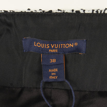 ツイード スカート コットン ナイロン ブラック ホワイト ルイヴィトン ボトムス LOUIS VUITTON