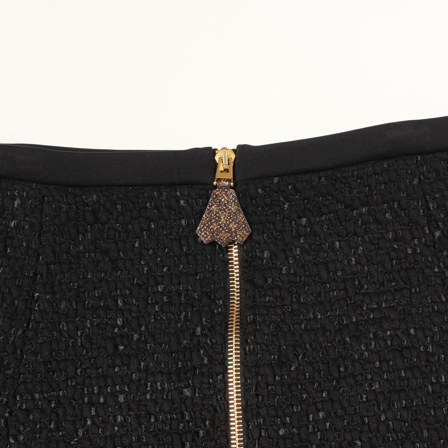 ツイード スカート ウール ブラック ルイヴィトン ボトムス LOUIS VUITTON