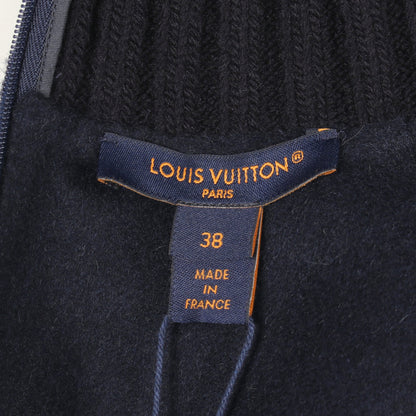 ハイネック 切替 ワンピース キャメル ネイビー ルイヴィトン ワンピース LOUIS VUITTON
