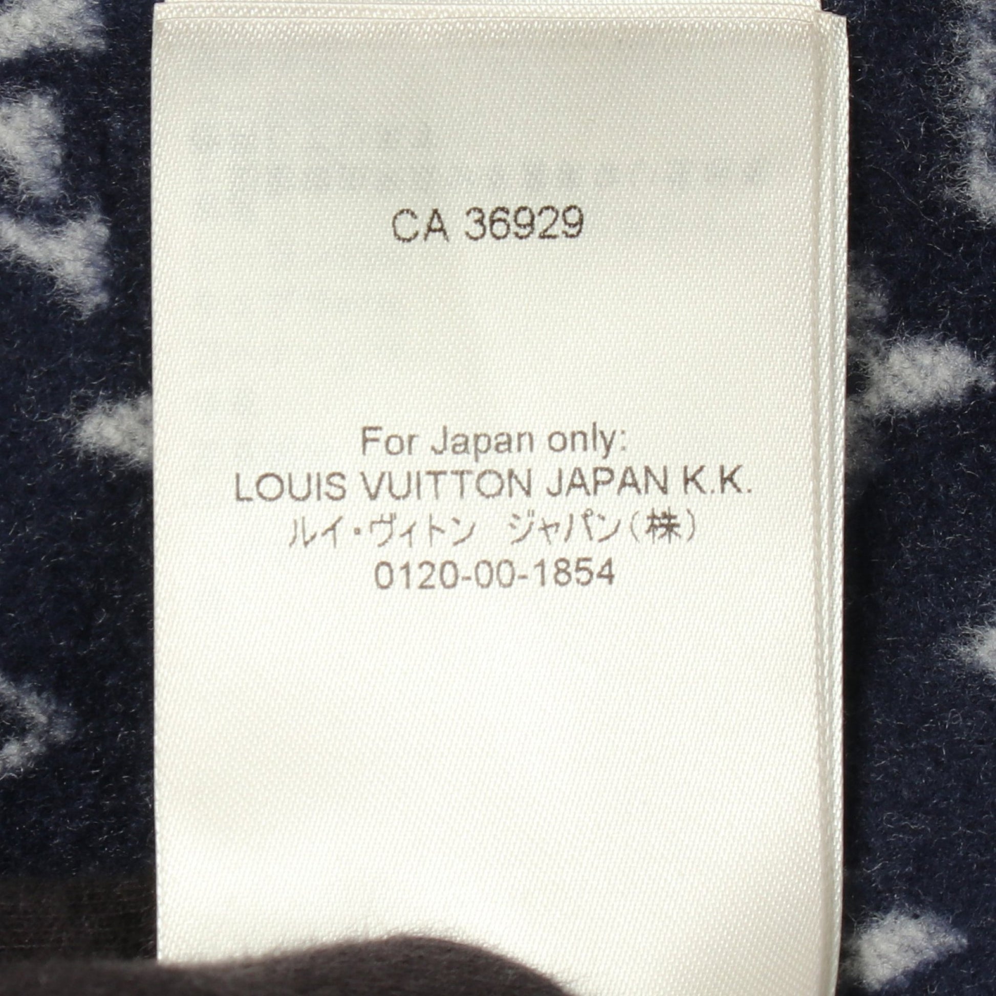 Double Face Drape Front Coat ダブルフェイスドレープ フロント コート ウール ネイビー ルイヴィトン アウター LOUIS VUITTON
