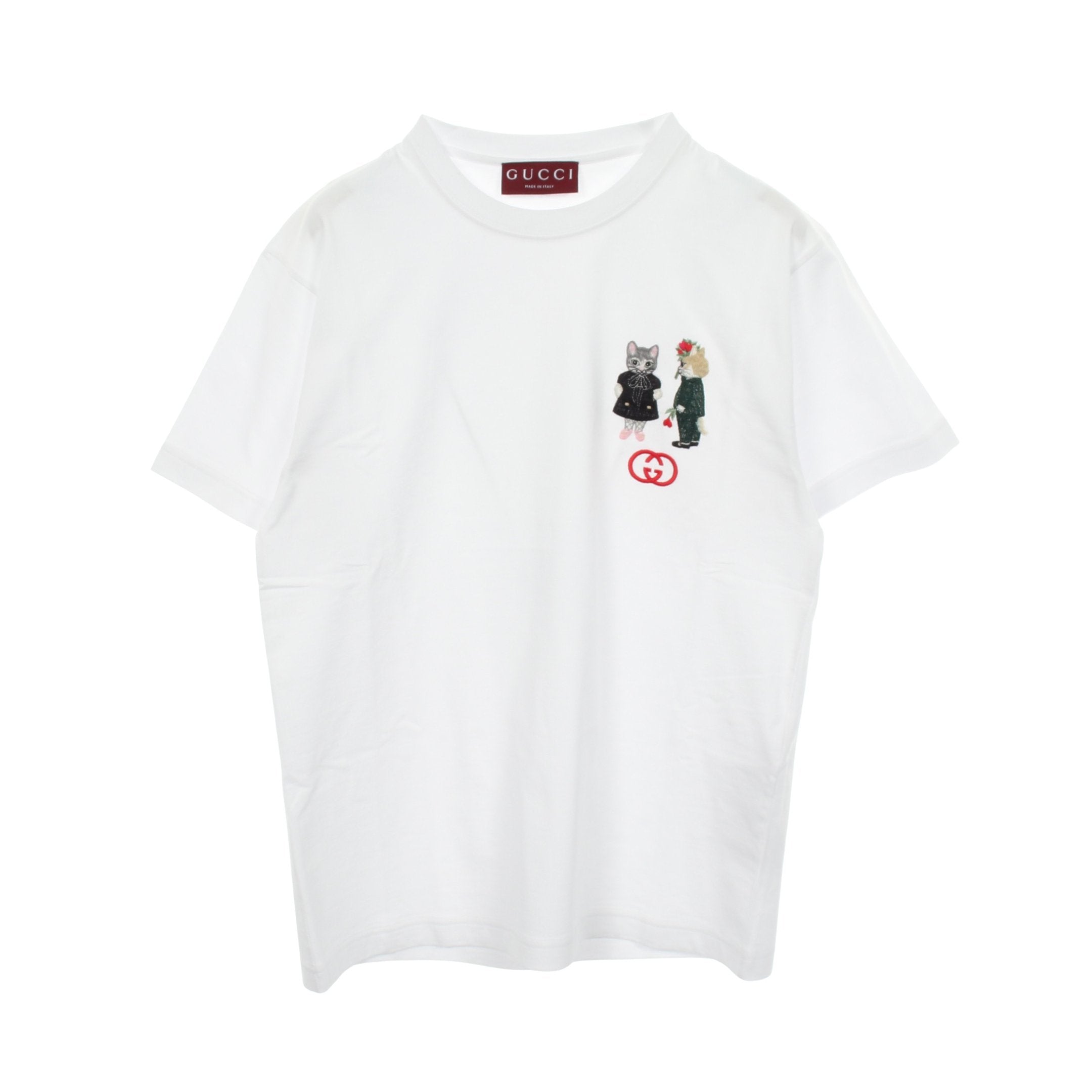 GUCCI × ヒグチユウコ 半袖Tシャツ コットン ホワイト グッチ – RECLO