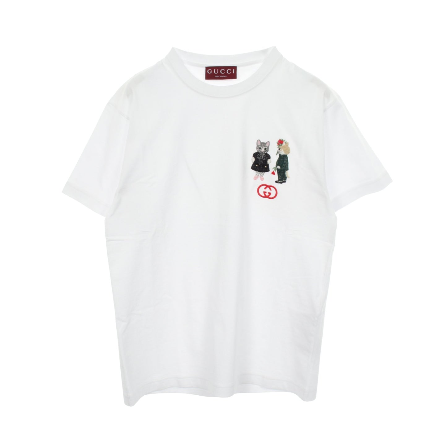 GUCCI × ヒグチユウコ 半袖Tシャツ コットン ホワイト グッチ トップス GUCCI
