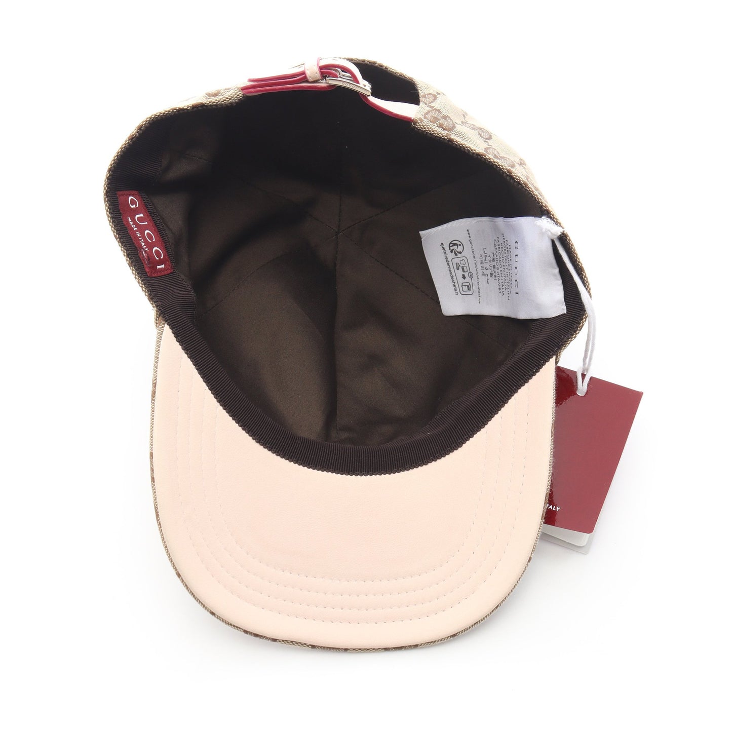 GUCCI × ヒグチユウコ GGキャンバス キャップ コットン ベージュ ライトピンク グッチ 財布・小物 GUCCI
