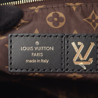 オンザゴーGM LVピロー 2WAY ショルダーバッグ トートバッグ ナイロン PVC ブラック ブラウン ルイヴィトン バッグ LOUIS VUITTON