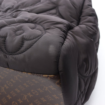 オンザゴーGM LVピロー 2WAY ショルダーバッグ トートバッグ ナイロン PVC ブラック ブラウン ルイヴィトン バッグ LOUIS VUITTON