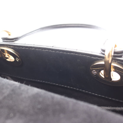 LADY DIOR MY ABCDIOR 2WAY ハンドバッグ レザー ブラック クリスチャンディオール バッグ Christian Dior