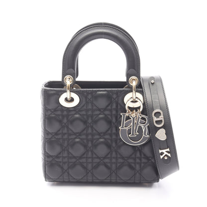 LADY DIOR MY ABCDIOR 2WAY ハンドバッグ レザー ブラック クリスチャンディオール バッグ Christian Dior