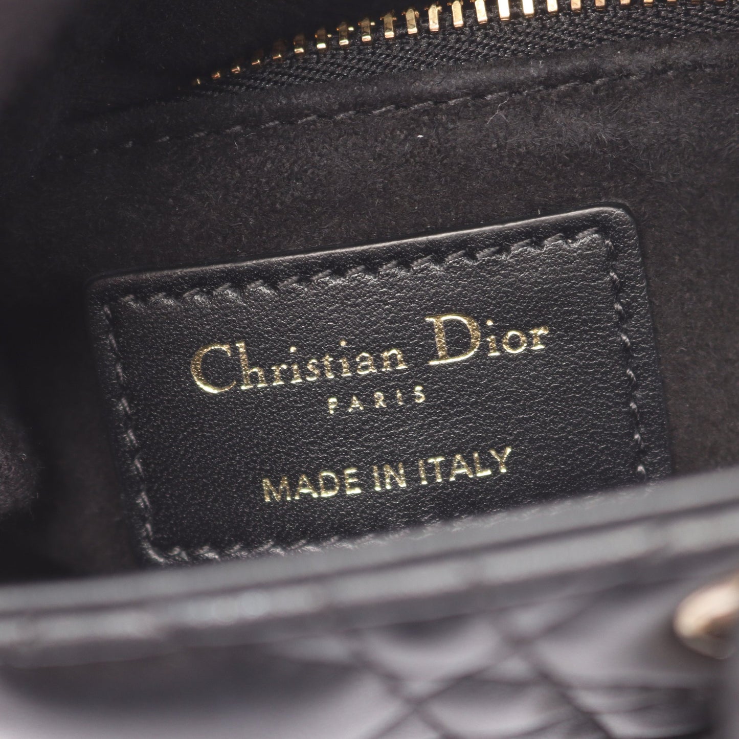 LADY DIOR MY ABCDIOR 2WAY ハンドバッグ レザー ブラック クリスチャンディオール バッグ Christian Dior