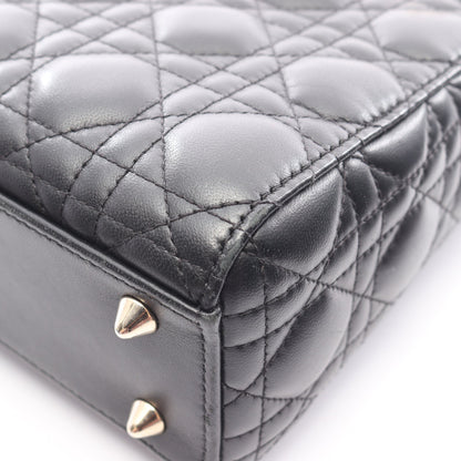 LADY DIOR MY ABCDIOR 2WAY ハンドバッグ レザー ブラック クリスチャンディオール バッグ Christian Dior