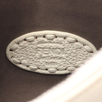 スモール フェンデッセンス セレリア ハンドバッグ レザー オフホワイト フェンディ バッグ FENDI