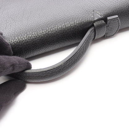 サックアデペッシュ38 ビジネスバッグ ブリーフケース トゴ ブラック シルバー金具 □K刻印 エルメス バッグ HERMES