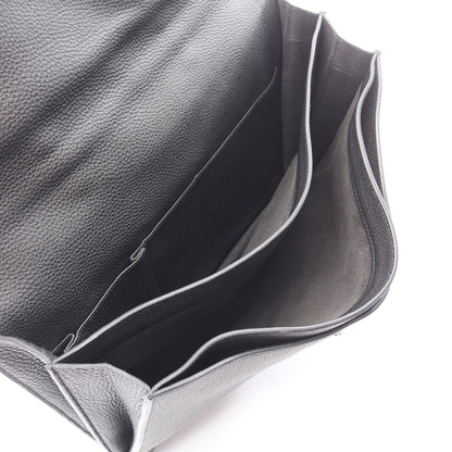 サックアデペッシュ38 ビジネスバッグ ブリーフケース トゴ ブラック シルバー金具 □K刻印 エルメス バッグ HERMES