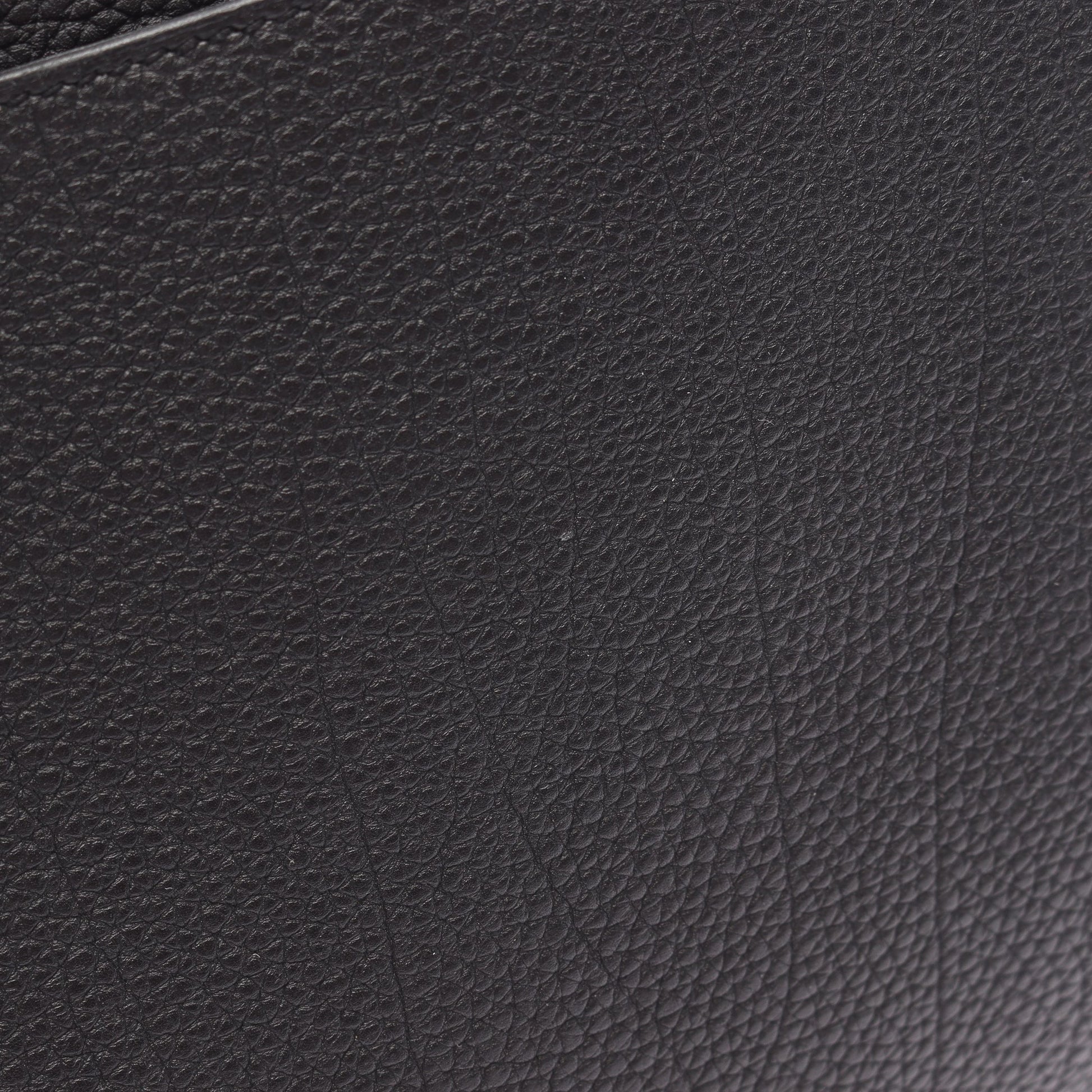 サックアデペッシュ38 ビジネスバッグ ブリーフケース トゴ ブラック シルバー金具 □K刻印 エルメス バッグ HERMES