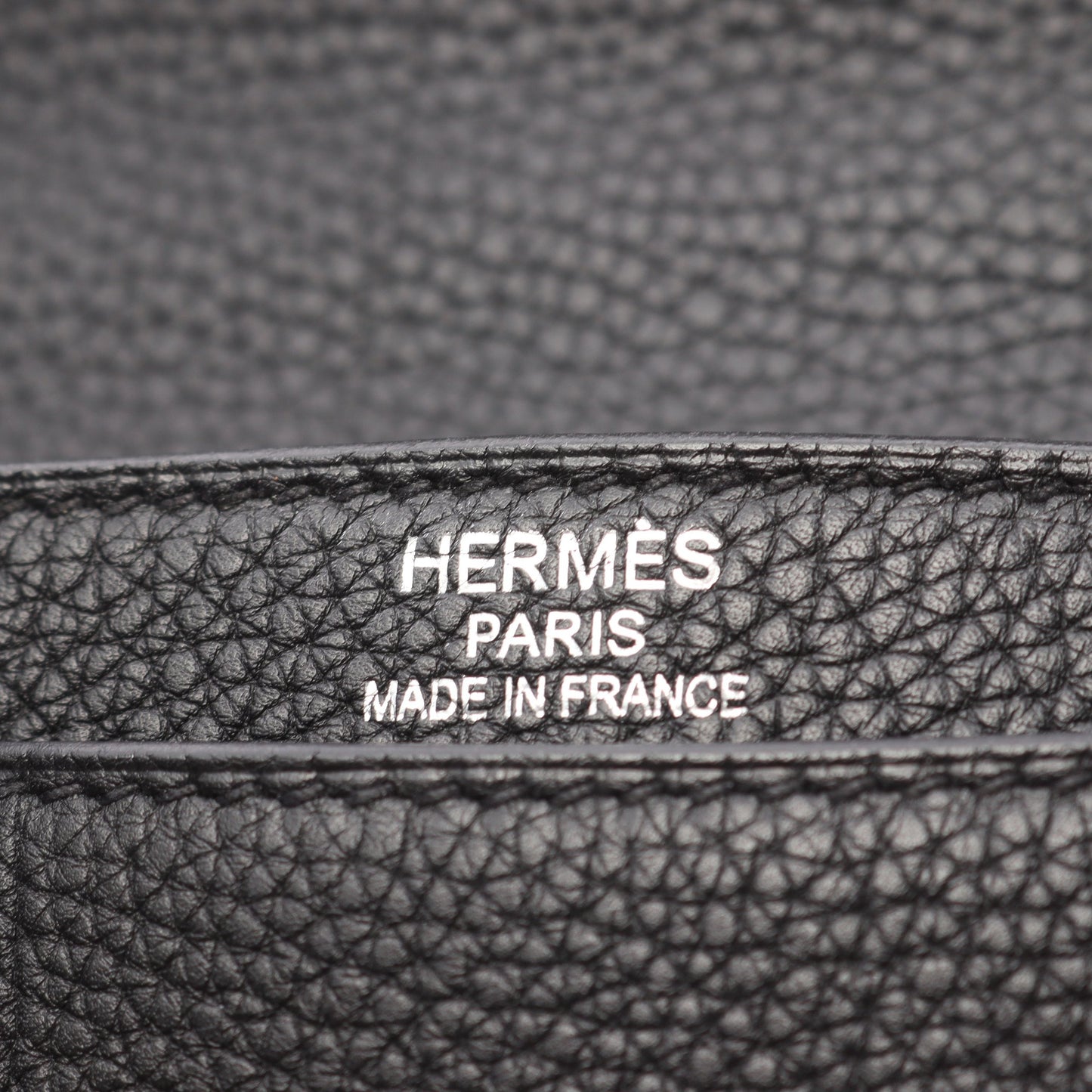 サックアデペッシュ38 ビジネスバッグ ブリーフケース トゴ ブラック シルバー金具 □K刻印 エルメス バッグ HERMES