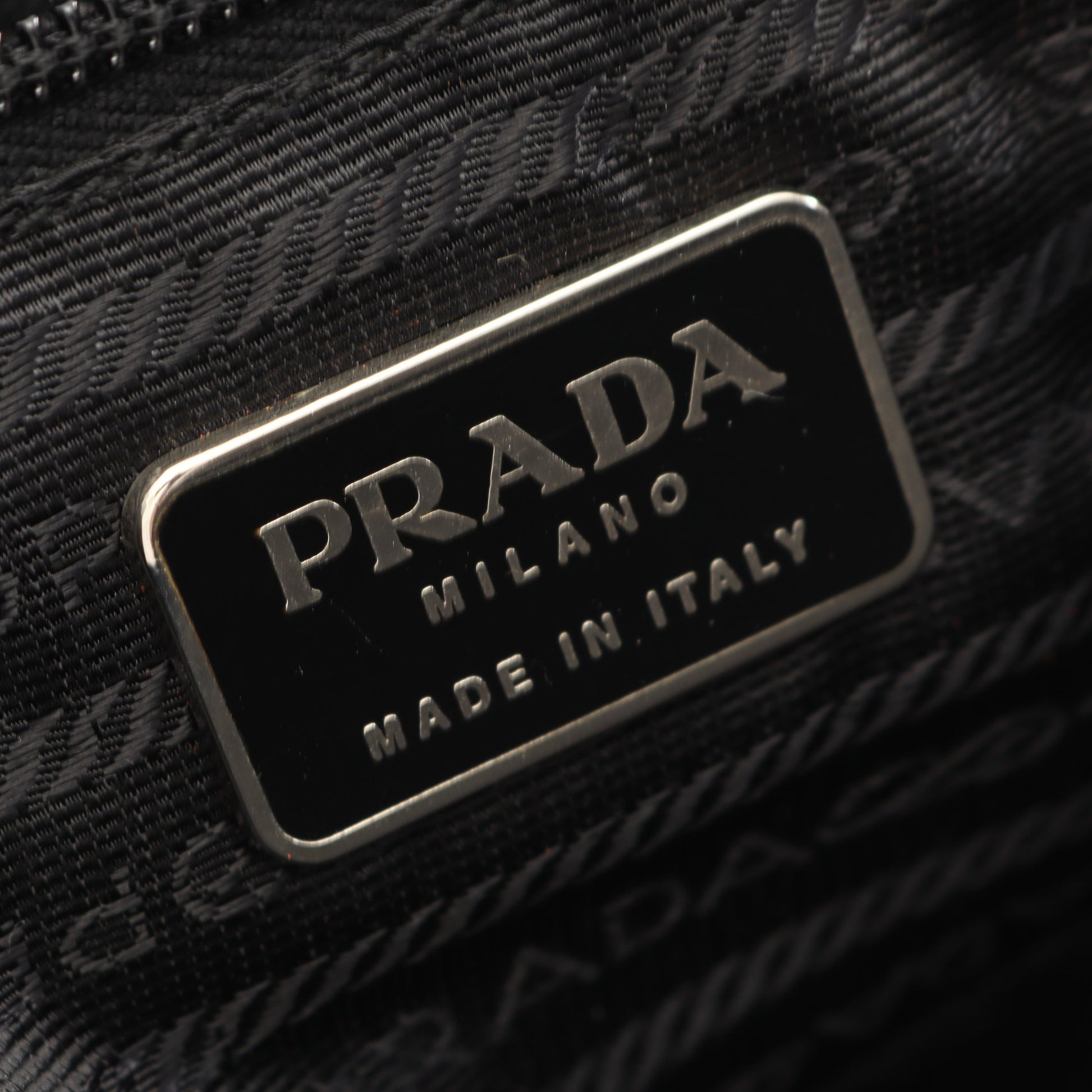 ハンドバッグ ナイロン レザー ブラック プラダ バッグ PRADA