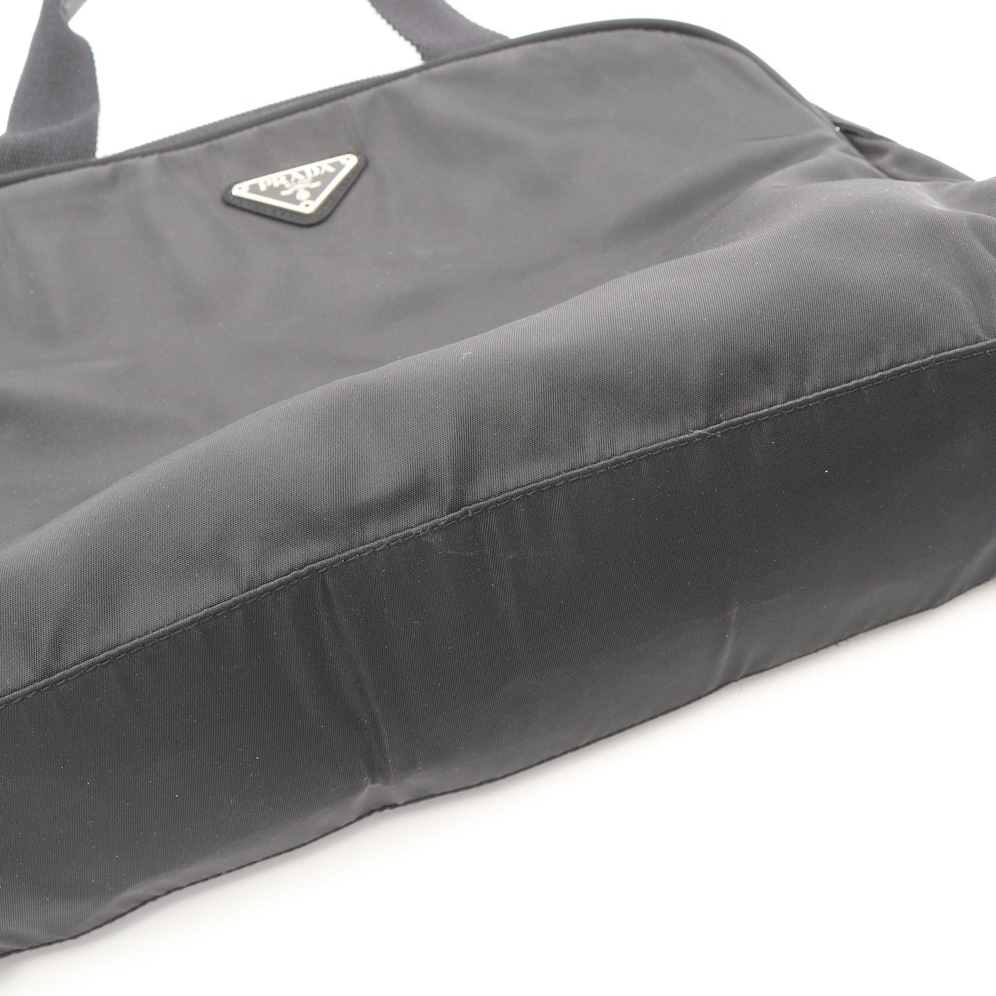 ハンドバッグ ナイロン レザー ブラック プラダ バッグ PRADA