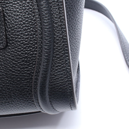 ラゲージ ナノショッパー 2WAY ハンドバッグ レザー ブラック セリーヌ バッグ CELINE