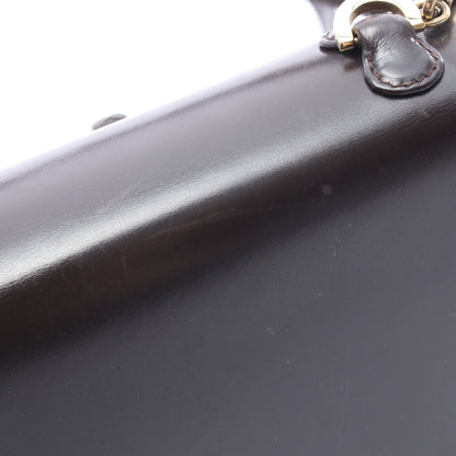 バンブー 2WAY ハンドバッグ レザー ブラック グッチ バッグ GUCCI