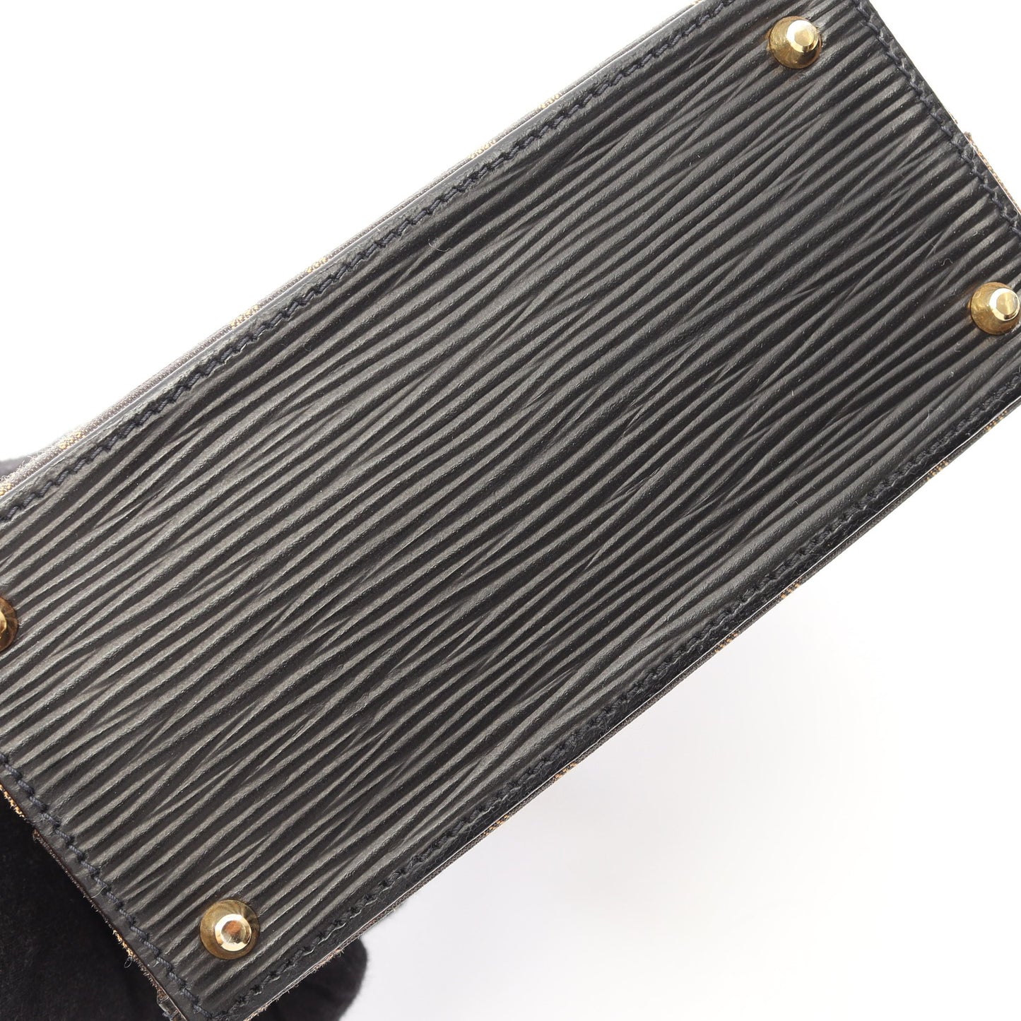 ズッカ 2WAY ハンドバッグ キャンバス レザー ブラウン ダークブラウン フェンディ バッグ FENDI
