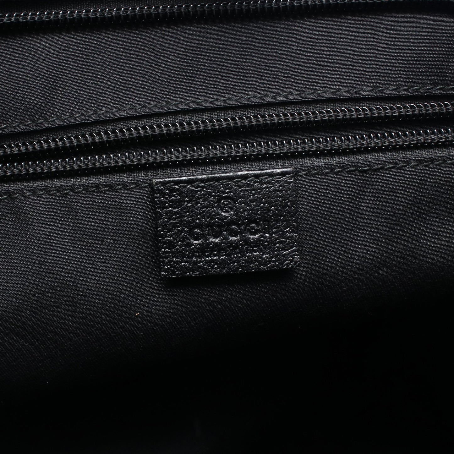 GGキャンバス シェリーライン ショルダーバッグ キャンバス レザー ダークネイビー ブラック グッチ バッグ GUCCI