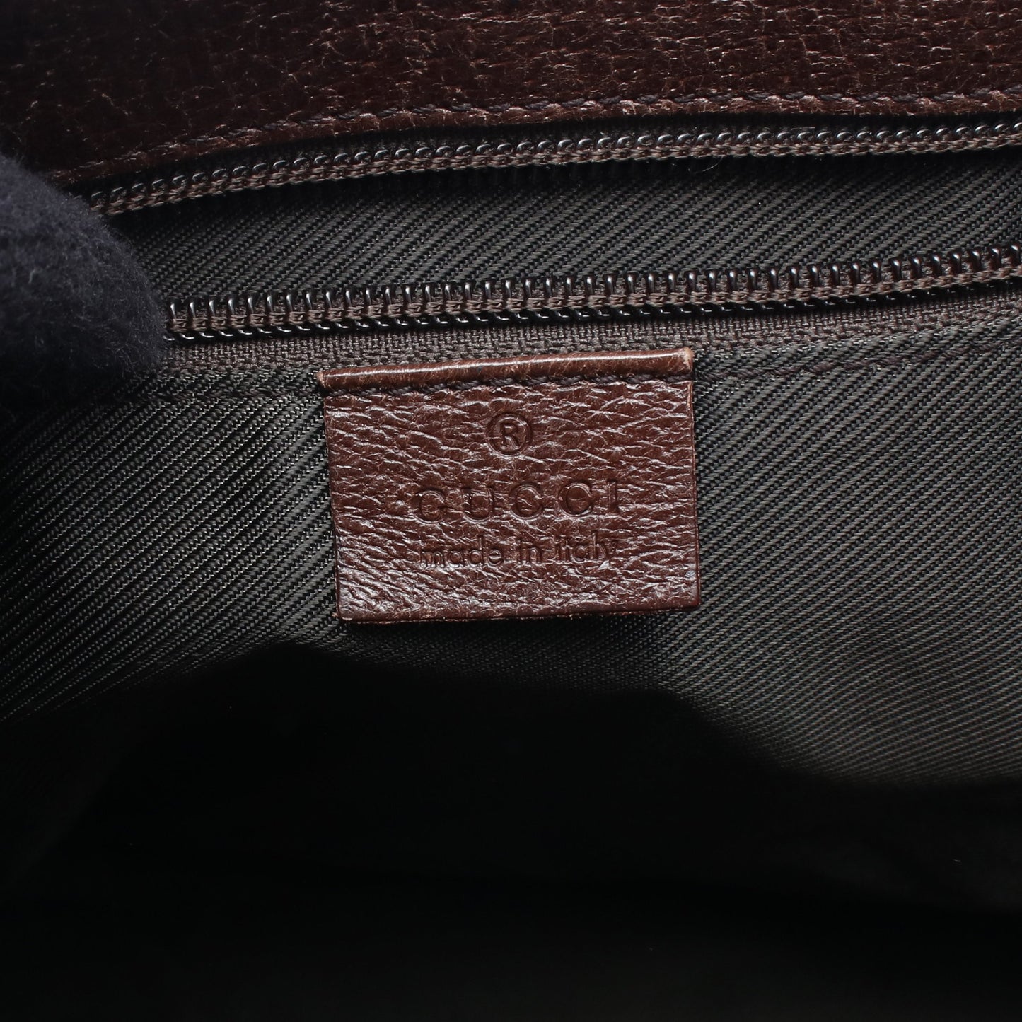 GGキャンバス ショルダーバッグ キャンバス レザー ベージュ ブラウン ダークブラウン グッチ バッグ GUCCI