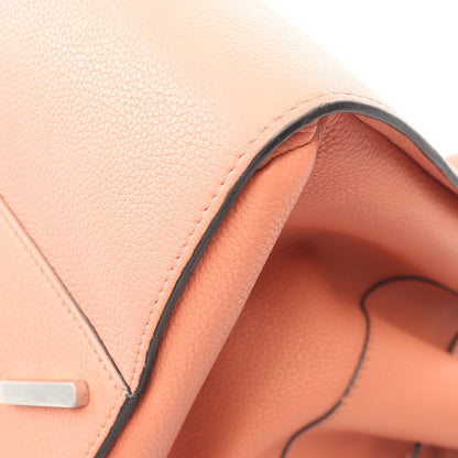 ハンモック ドローストリングバッグ ミディアム 2WAY ハンドバッグ レザー コーラルオレンジ ロエベ バッグ LOEWE