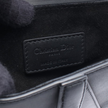 SADDLE サドル ミニ ハンドバッグ レザー ブラック クリスチャンディオール バッグ Christian Dior