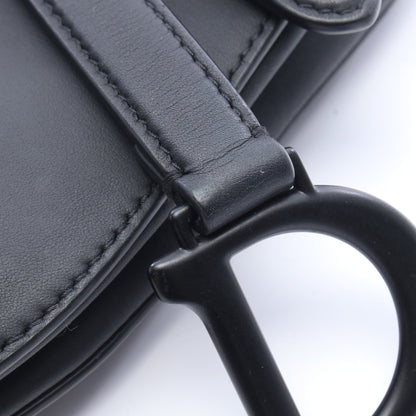 SADDLE サドル ミニ ハンドバッグ レザー ブラック クリスチャンディオール バッグ Christian Dior