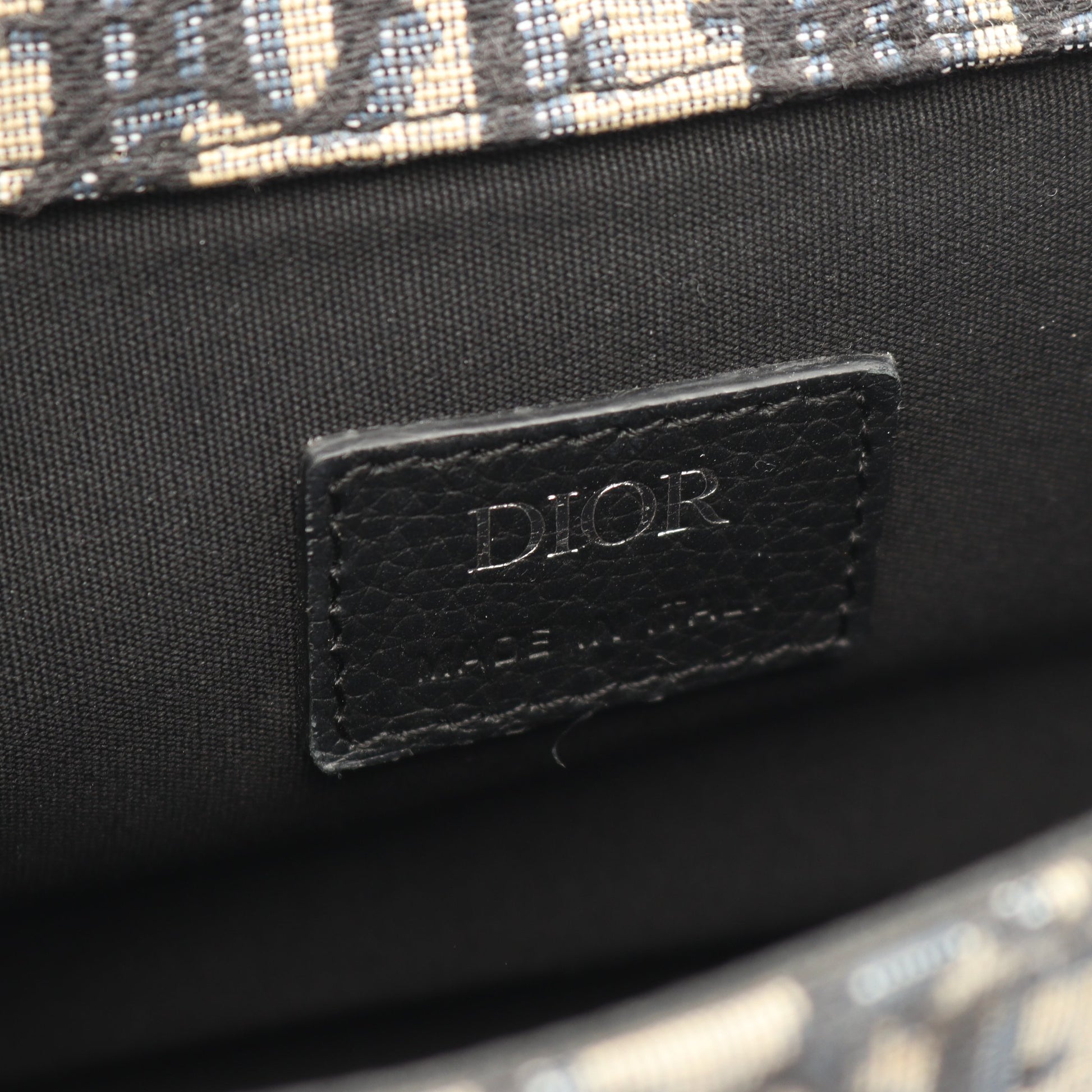 GALLOP ギャロップ ミニ オブリーク ショルダーバッグ キャンバス レザー アイボリー ネイビー クリスチャンディオール バッグ Christian Dior