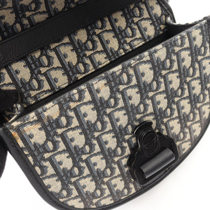 GALLOP ギャロップ ミニ オブリーク ショルダーバッグ キャンバス レザー アイボリー ネイビー クリスチャンディオール バッグ Christian Dior