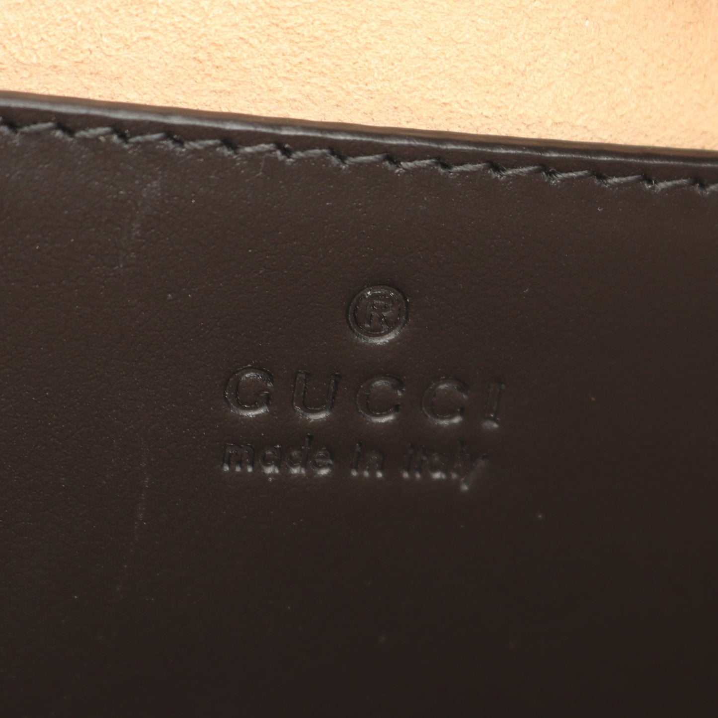 インターロッキングG ハート チェーンショルダーバッグ レザー ブラック グッチ バッグ GUCCI