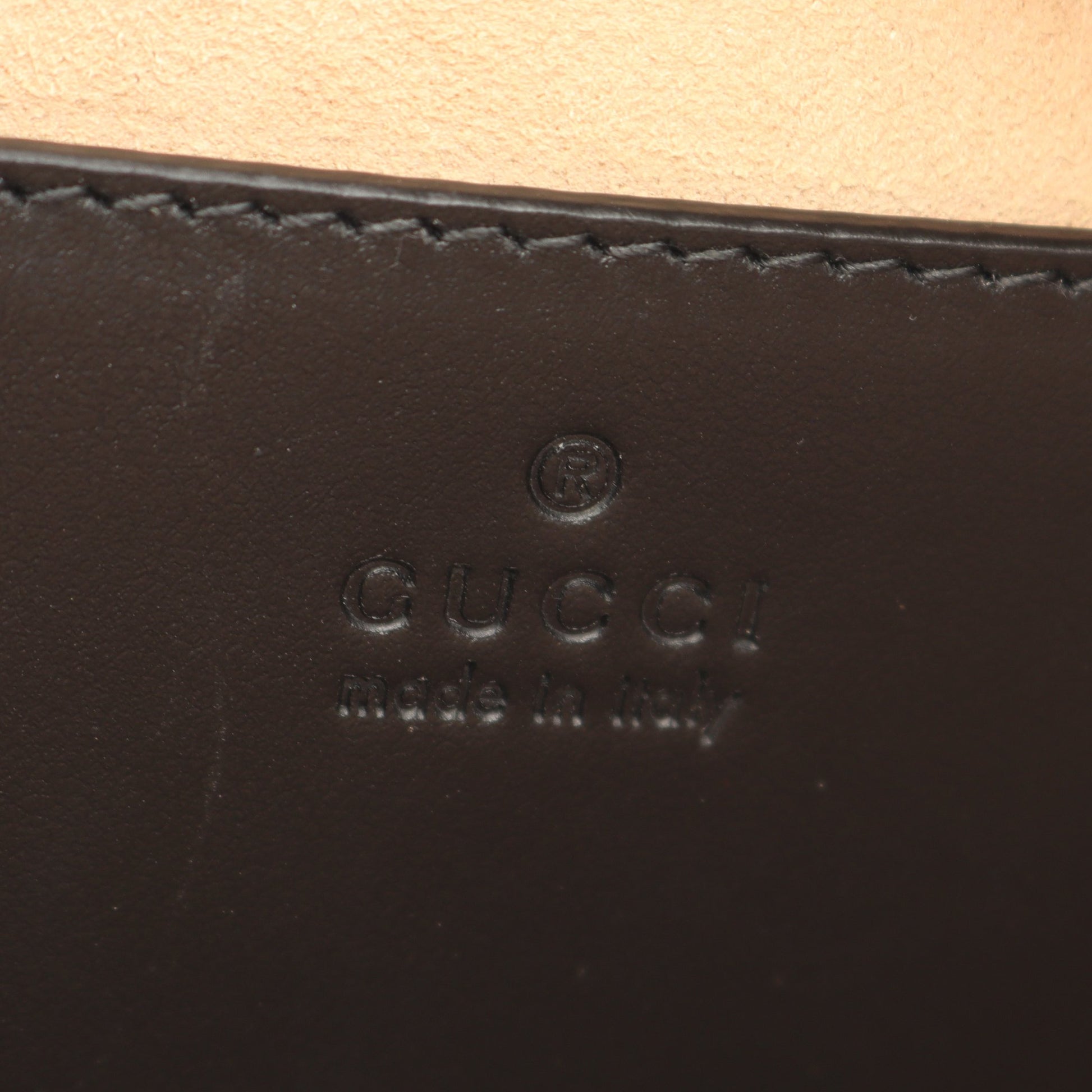 インターロッキングG ハート チェーンショルダーバッグ レザー ブラック グッチ バッグ GUCCI