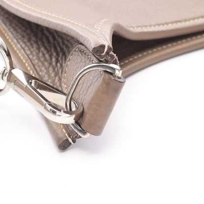 エヴリン 1 アン PM ショルダーバッグ トリヨンクレマンス グレーブラウン シルバー金具 □K刻印 エルメス バッグ HERMES