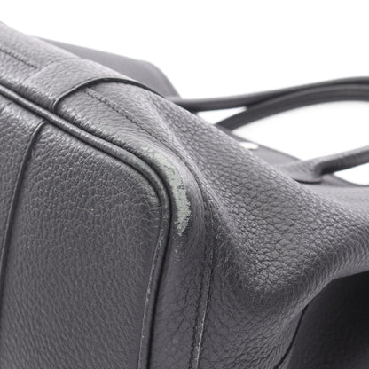 ガーデンパーティPM ハンドバッグ トートバッグ ヴァッシュカントリー ブラック シルバー金具 X刻印 エルメス バッグ HERMES