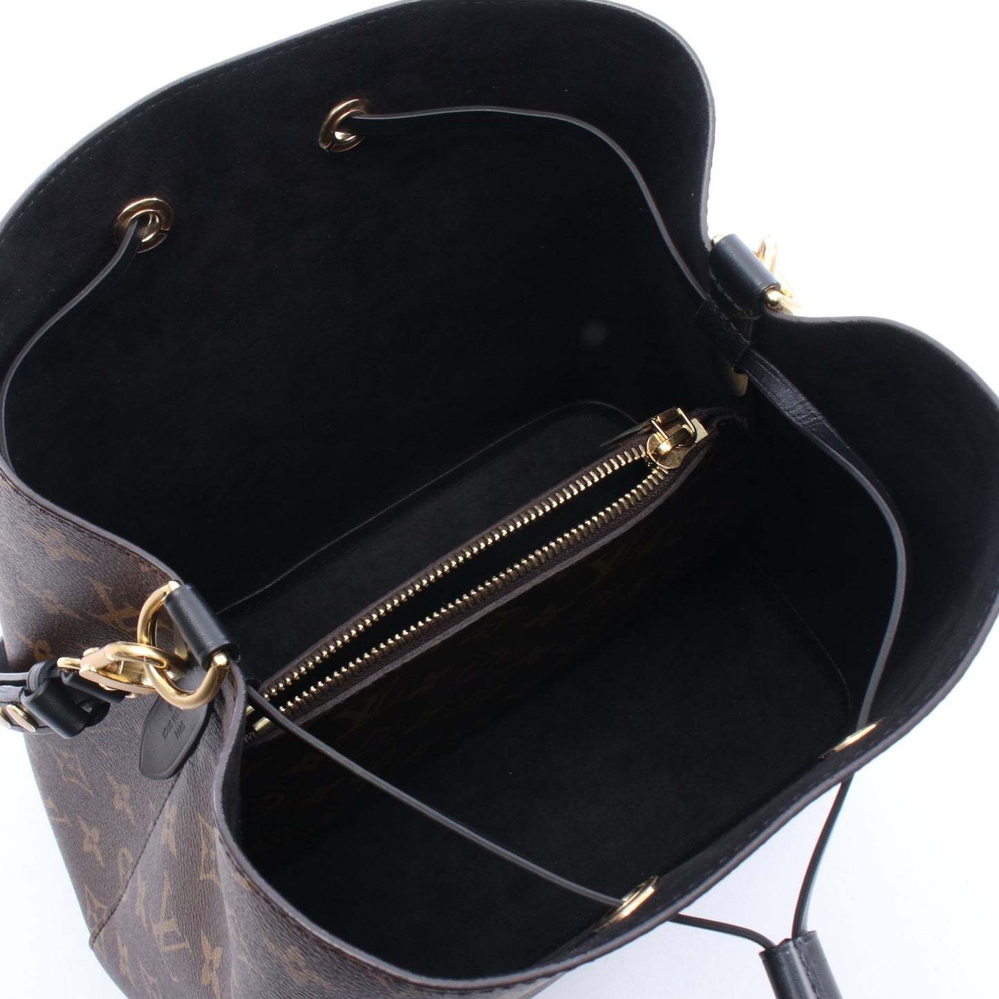 ネオノエ モノグラム ノワール ショルダーバッグ PVC レザー ブラウン ブラック ルイヴィトン バッグ LOUIS VUITTON