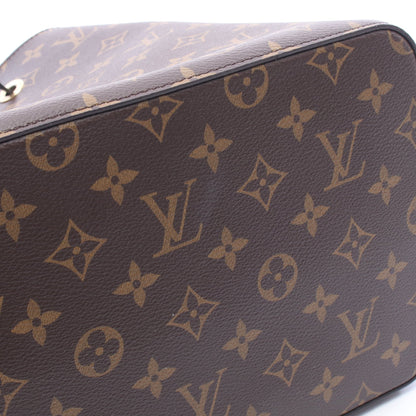 ネオノエ モノグラム ノワール ショルダーバッグ PVC レザー ブラウン ブラック ルイヴィトン バッグ LOUIS VUITTON